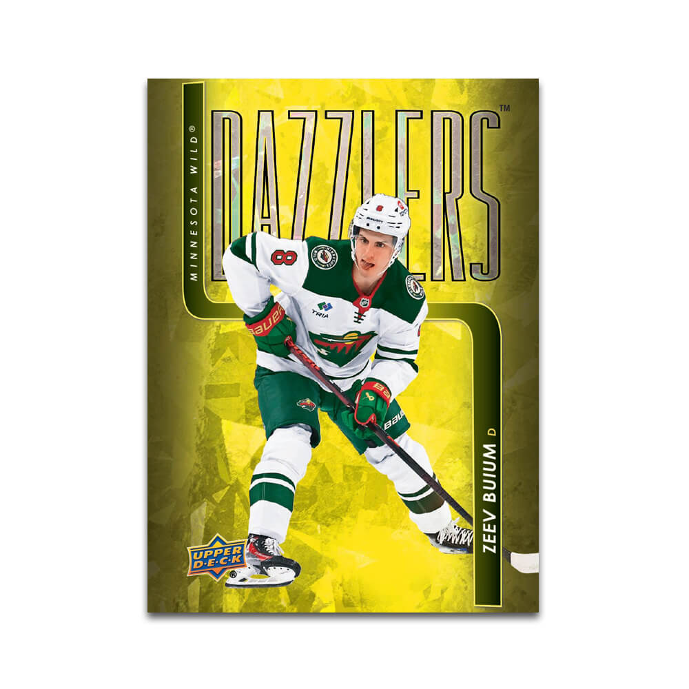 2025-26 Upper Deck Series 2 Hobby Box - Zeev Buium Gold Dazzlers