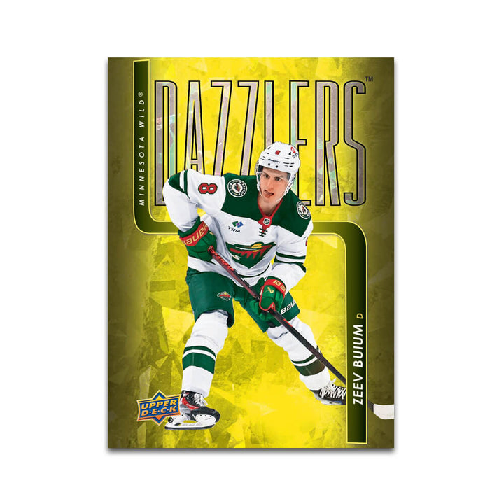 2025-26 Upper Deck Series 2 Hobby Box - Zeev Buium Gold Dazzlers