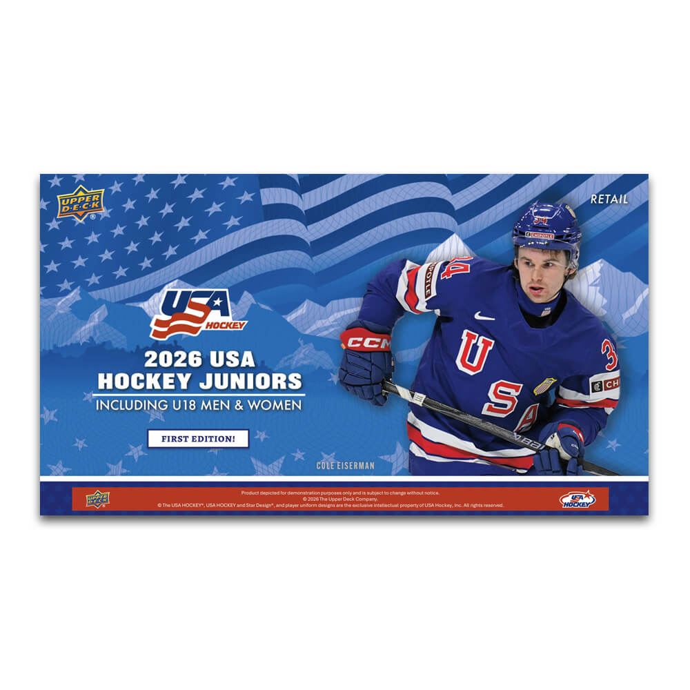 2026 Upper Deck Team USA Juniors Hockey Blaster Box