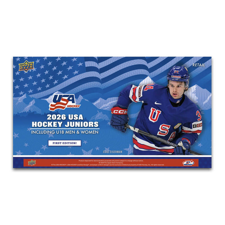 2026 Upper Deck Team USA Juniors Hockey Blaster Box