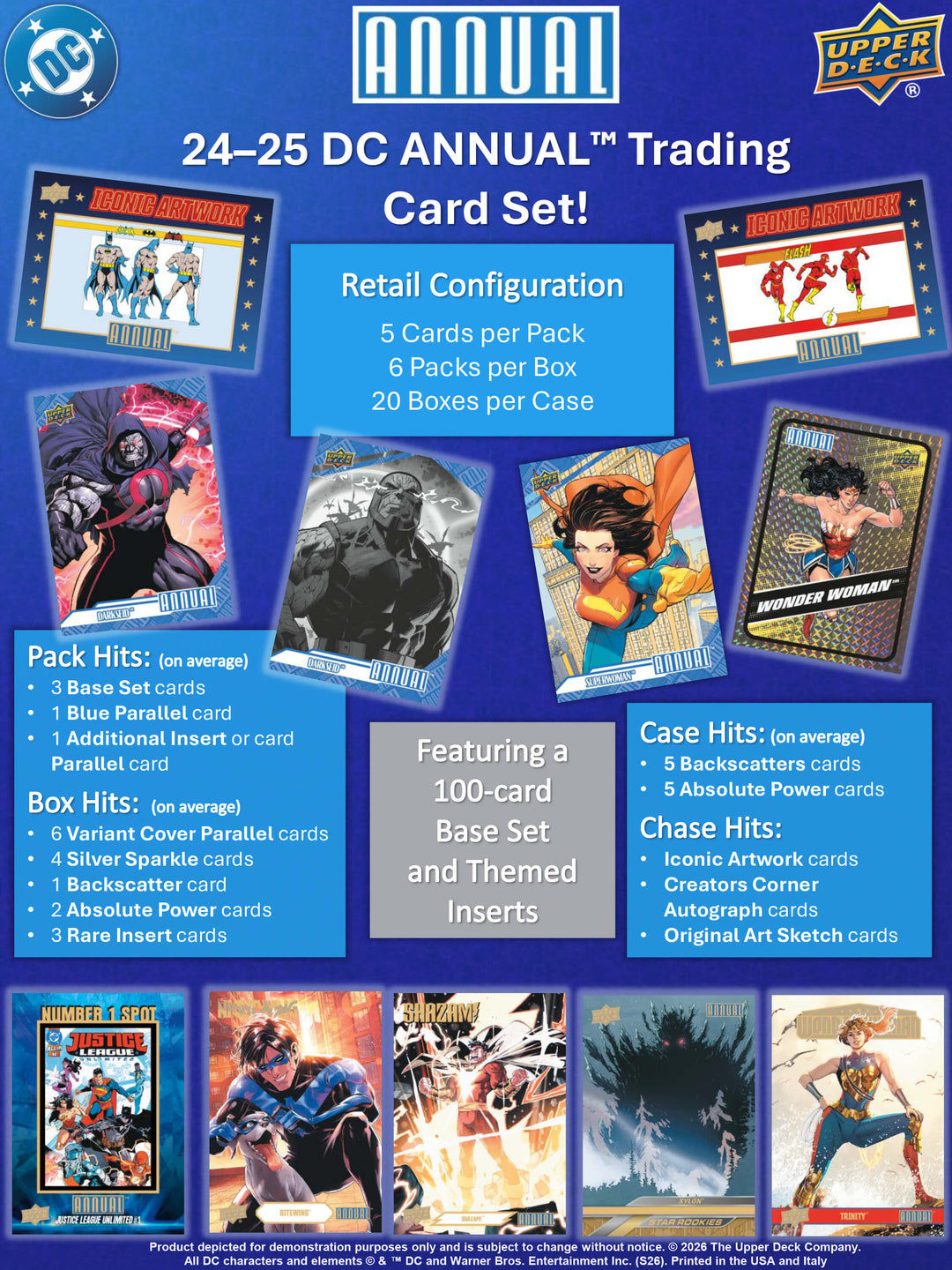 2024-25 Upper Deck DC Annual Blaster Box