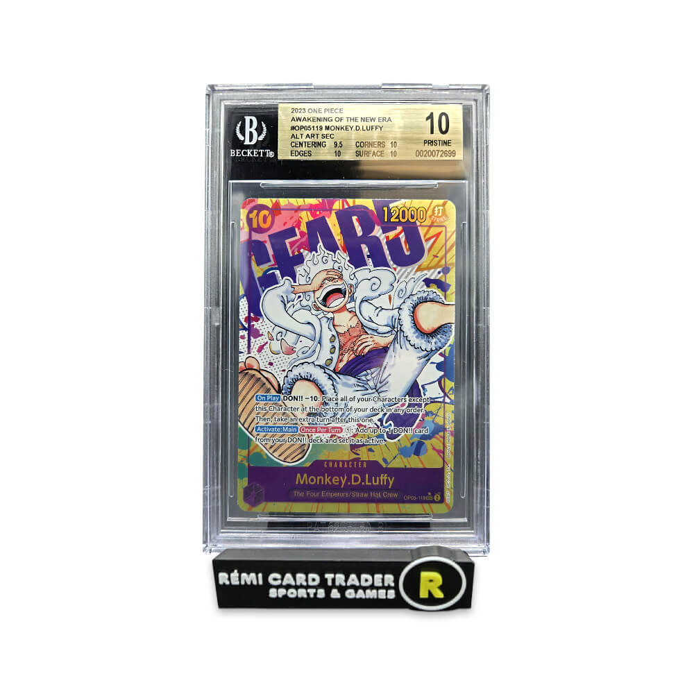 2023 Monkey.D.Luffy (OP05 Awakening of the New Era) #119 BECKETT PRISTINE 10