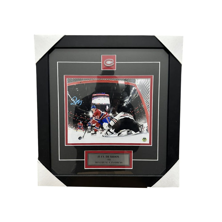 Cadre Photo De Hockey Autographié - Ivan Demidov (16 x 17)