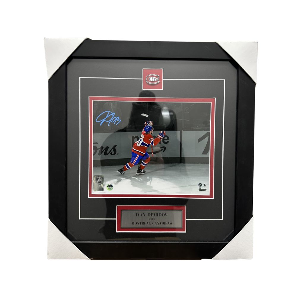 Cadre Photo De Hockey Autographié - Ivan Demidov (16 x 17)