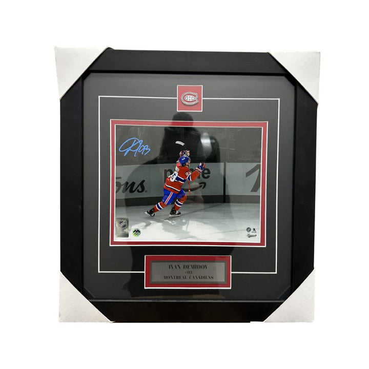 Cadre Photo De Hockey Autographié - Ivan Demidov (16 x 17)