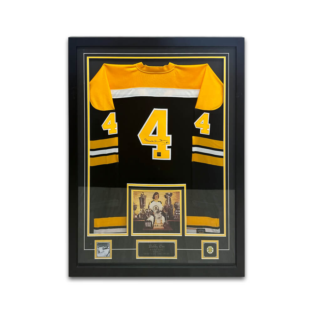 Cadre Jersey De Hockey Autographié - Bobby Orr