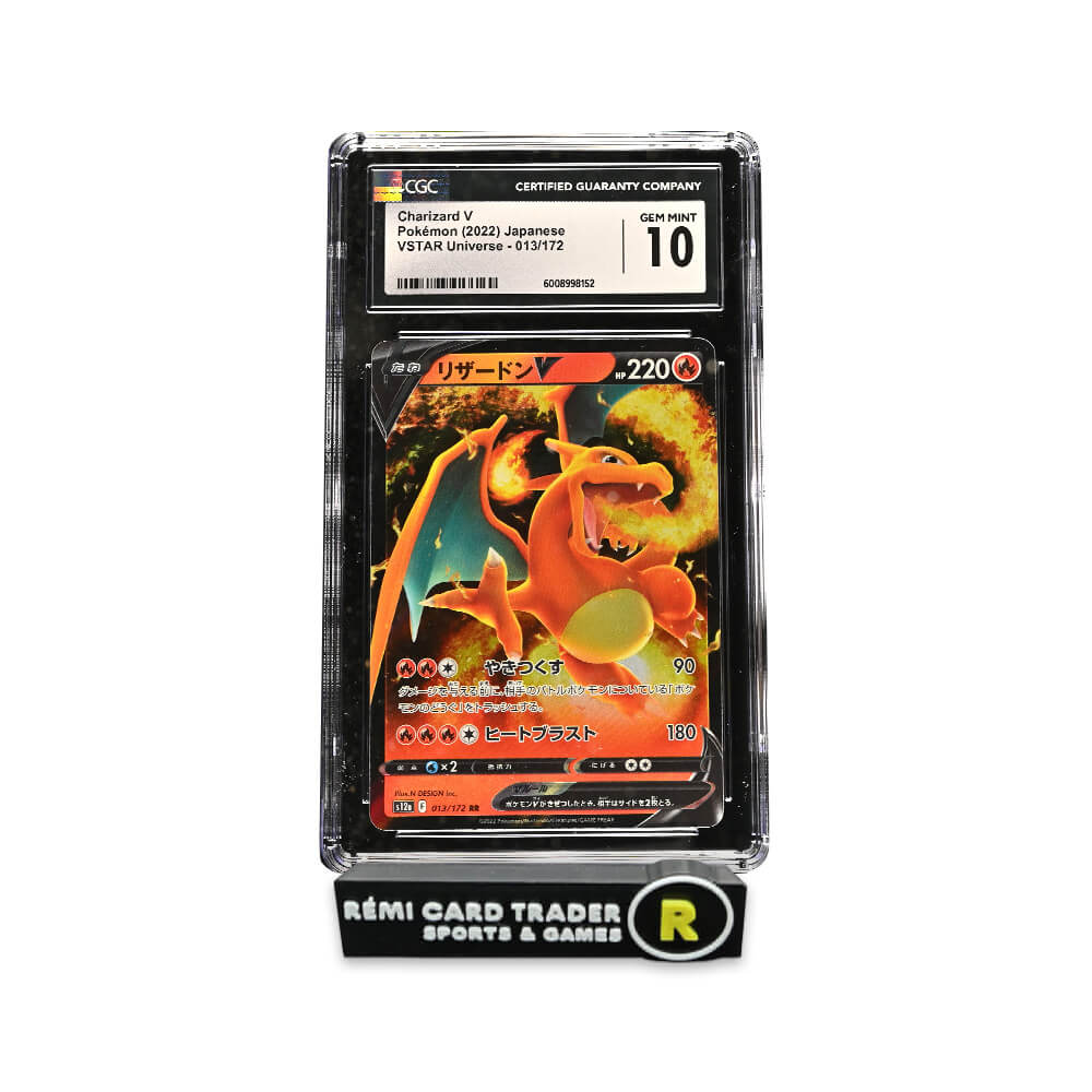 POKÉMON 2022 CHARIZARD V (JAPANESE VSTAR UNIVERSE) #013 CGC GEM MINT 10
