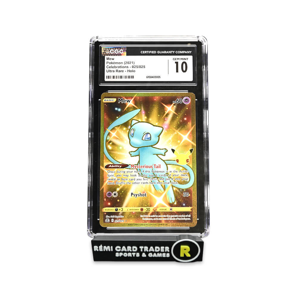 POKÉMON 2021 MEW (CELEBRATIONS) #025 CGC GEM MINT 10