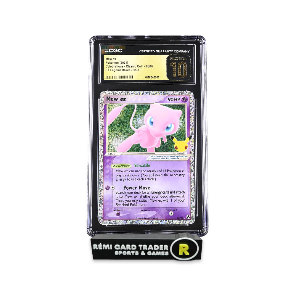 POKÉMON 2021 MEW EX (CELEBRATIONS CLASSIC COLLECTION) #88 CGC PRISTINE 10
