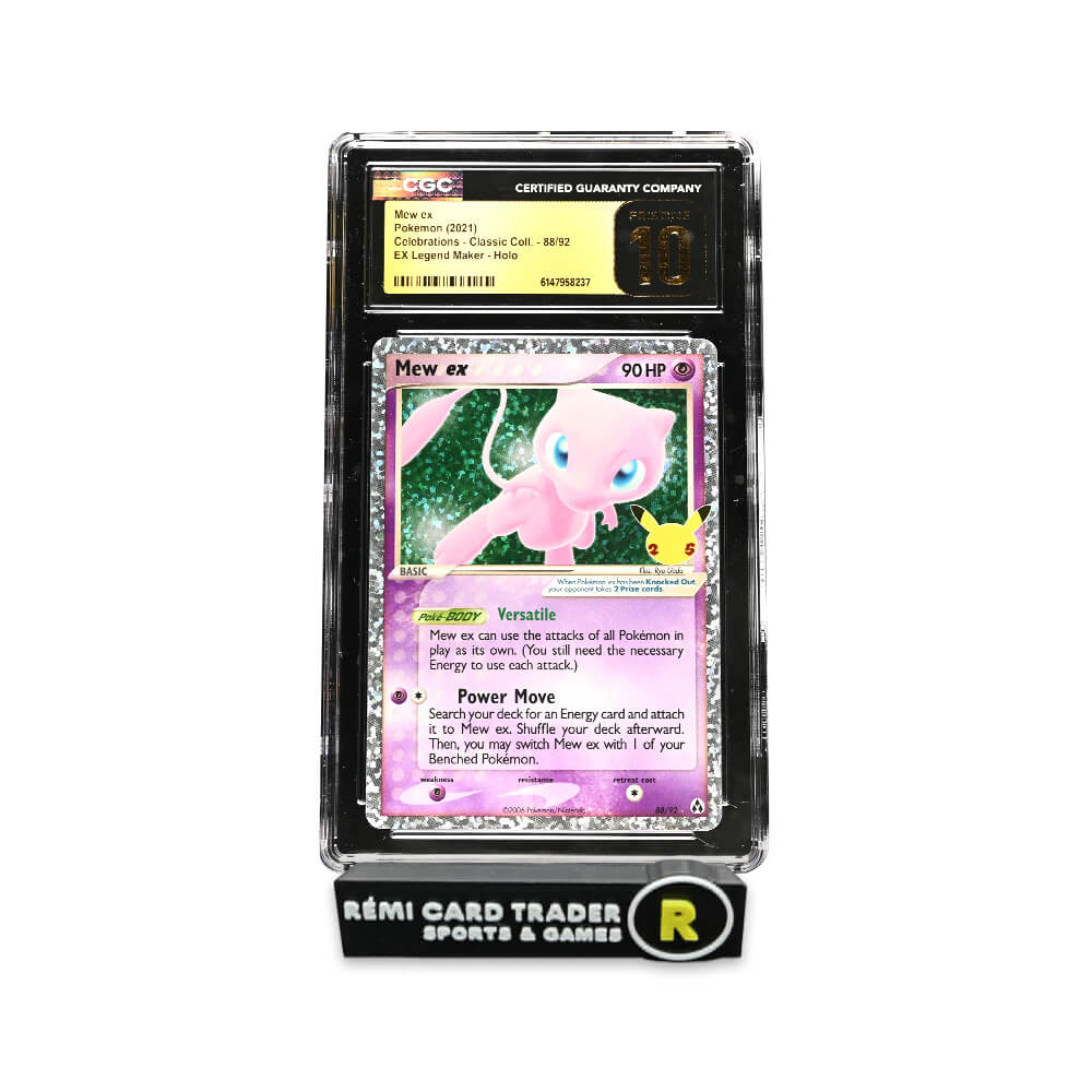 POKÉMON 2021 MEW EX (CELEBRATIONS CLASSIC COLLECTION) #88 CGC PRISTINE 10