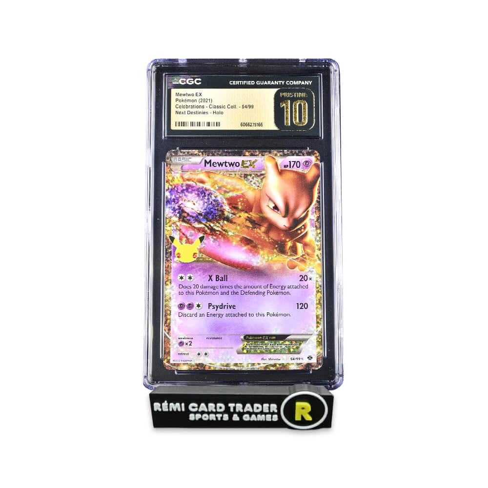 POKÉMON 2021 MEWTWO EX (CELEBRATIONS CLASSIC COLLECTION) #54 CGC PRISTINE 10