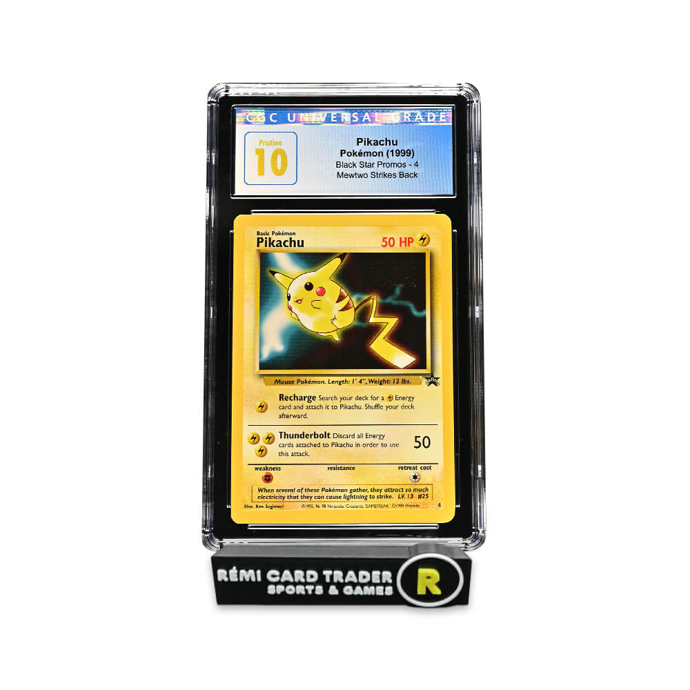 POKÉMON 1999 PIKACHU (BLACK STAR PROMO) #4 CGC PRISTINE 10