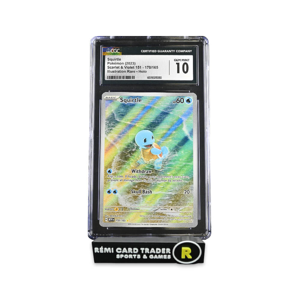 POKÉMON 2023 SQUIRTLE (151) #170 CGC GEM MINT 10