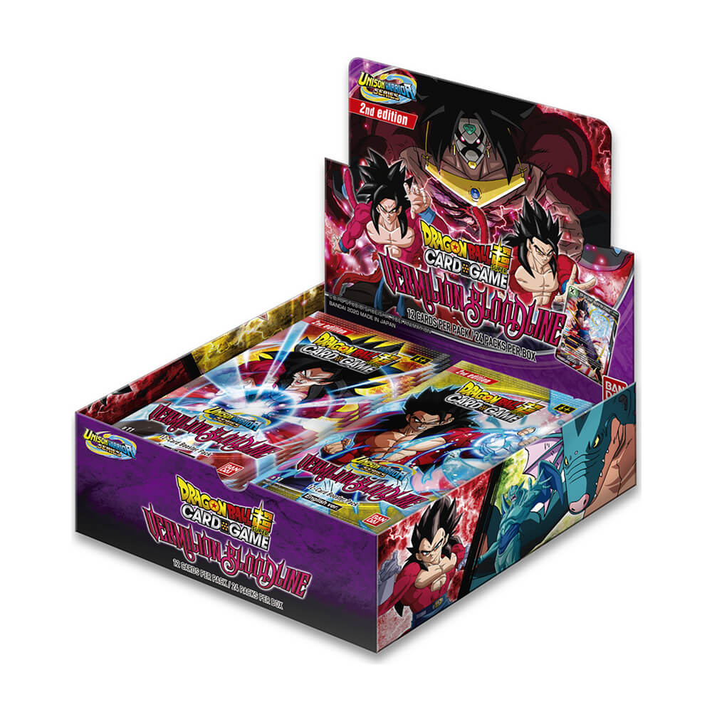 Dragon Ball Super CG - B11 Unison Warrior 2 Vermilion Bloodline Booster Box - 2nd Edition