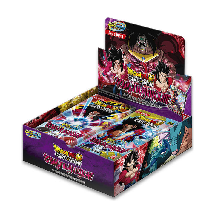 Dragon Ball Super CG - B11 Unison Warrior 2 Vermilion Bloodline Booster Box - 2nd Edition