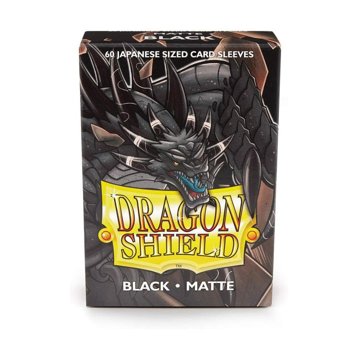 Dragon Shield - Japanese Size Sleeves - Matte Black - 60ct