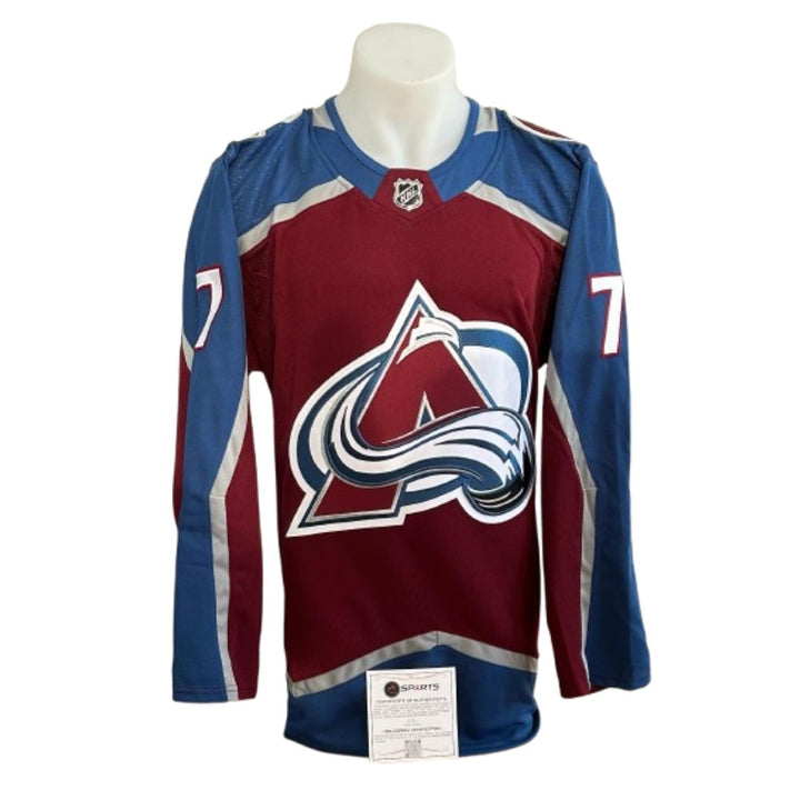 Chandail Officiel Autographié Adidas - Devon Toews bourgogne