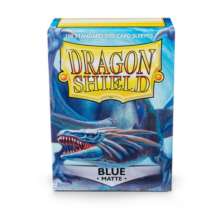 Dragon Shield - Standard Size Sleeves - Blue Matte - 100ct