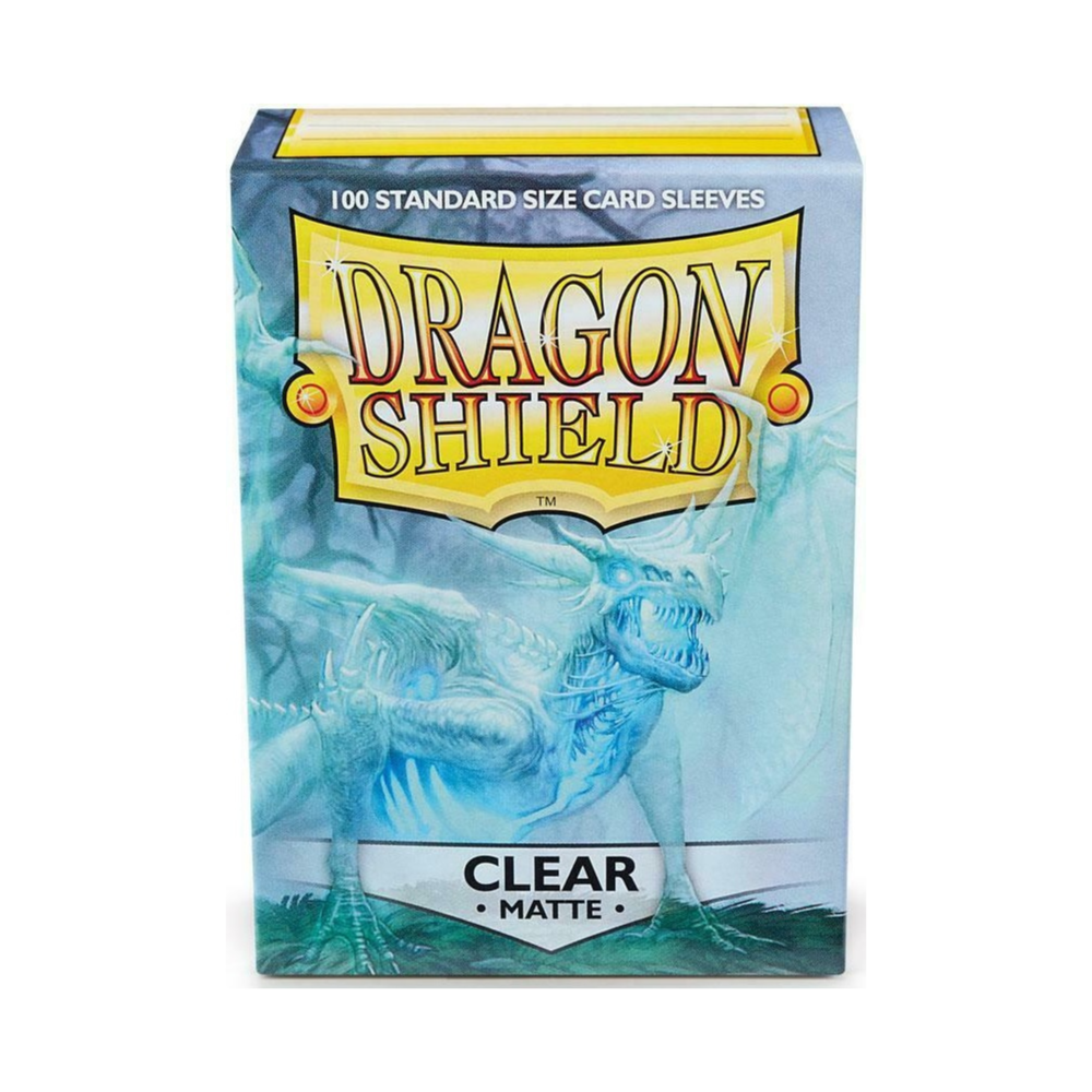 Dragon Shield - Standard Size Sleeves - Clear Matte - 100ct