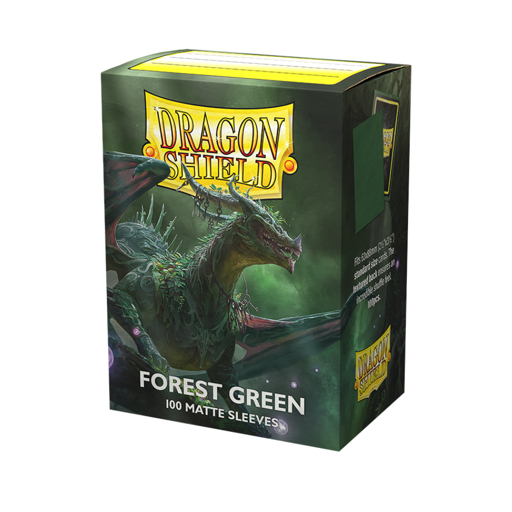 Dragon Shield - Standard Size Sleeves - Forest Green Matte - 100ct