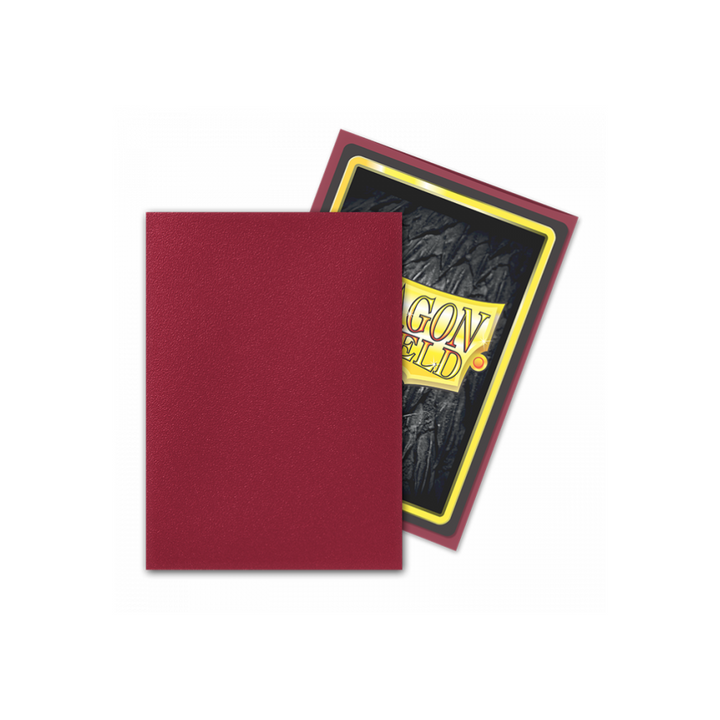 Dragon Shield - Standard Size Sleeves - Matte Blood Red - 100ct