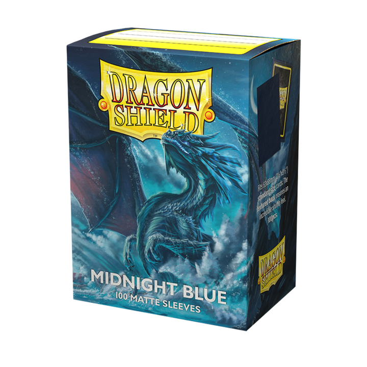 Dragon Shield - Standard Size Sleeves - Midnight Blue Matte - 100ct