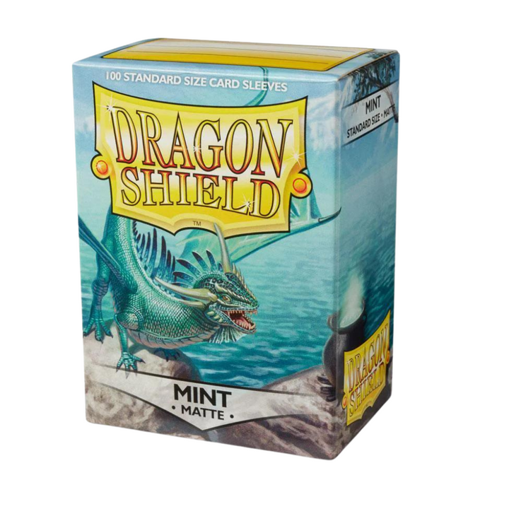 Dragon Shield - Standard Size Sleeves - Mint Matte - 100ct