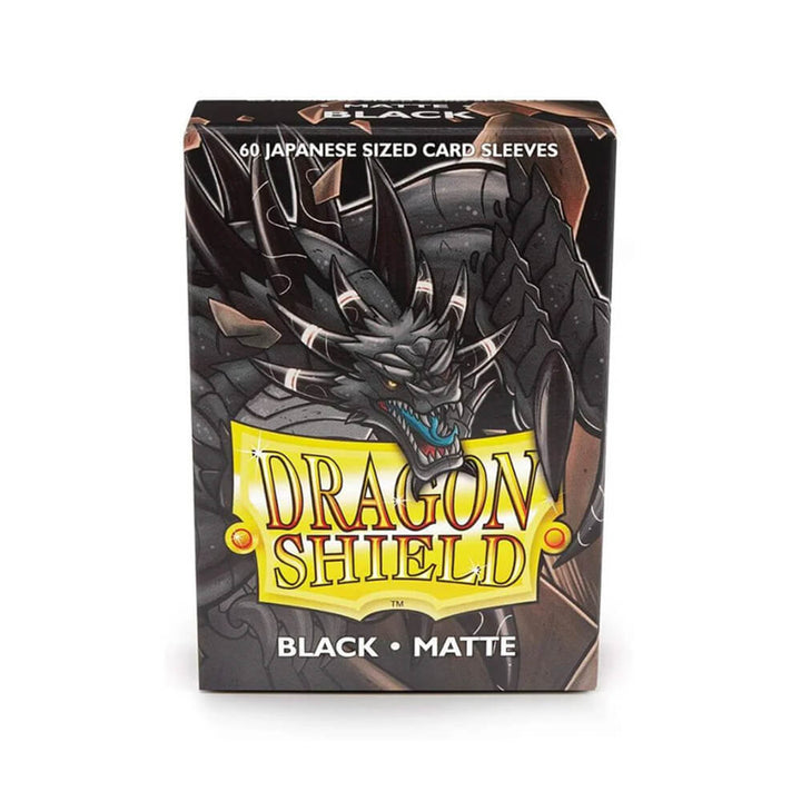 Dragon Shield - Japanese Size Sleeves - Matte Black - 60ct