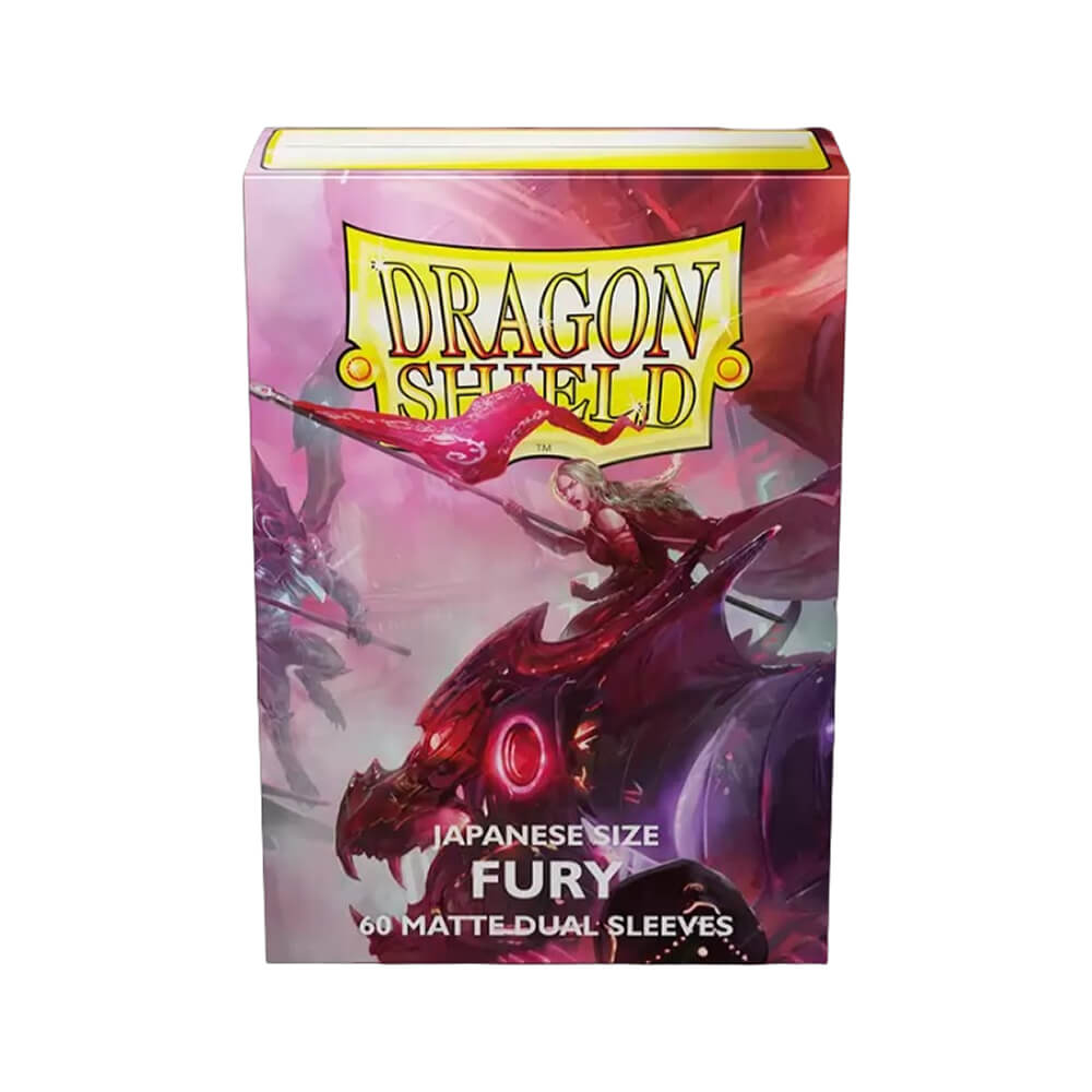 Dragon Shield - Dual Japanese Size Sleeves - Matte Fury - 60ct