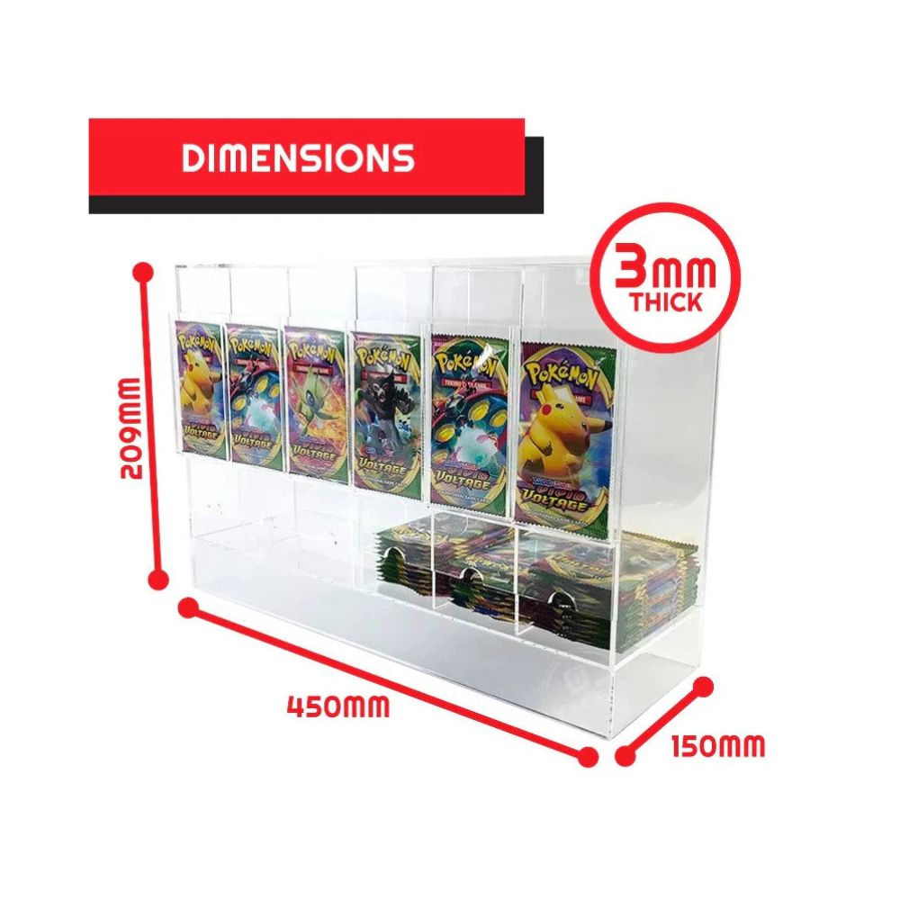 Présentoir Evoretro En Acrylique Pour Paquet - 6 Emplacements