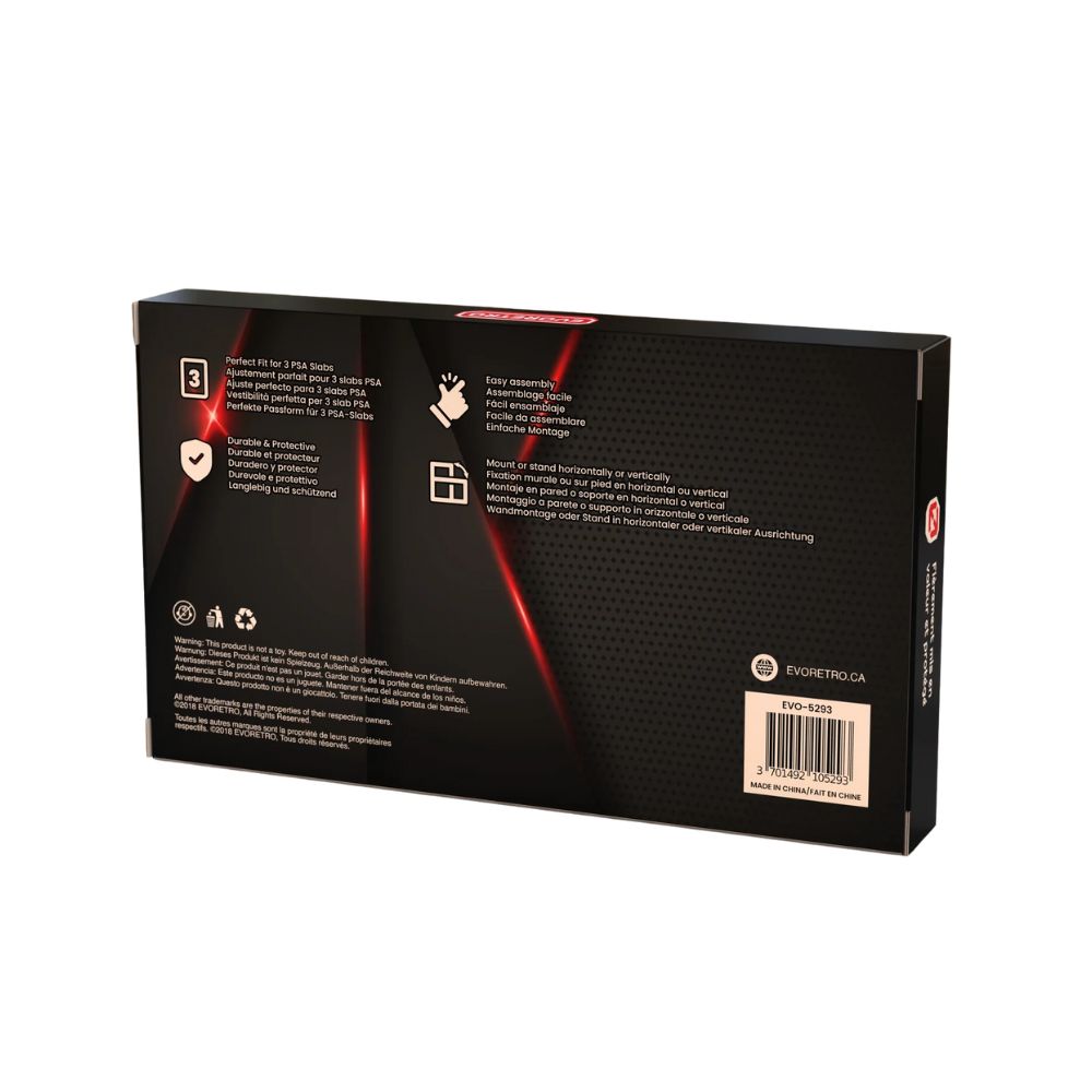 Présentoir De Cadre En Bois Evoretro Pour Carte PSA -  3 Emplacements