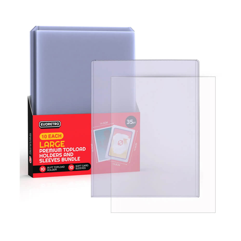 Toploaders Géant & Sleeves Evoretro - 35pt (Paquet de 10)