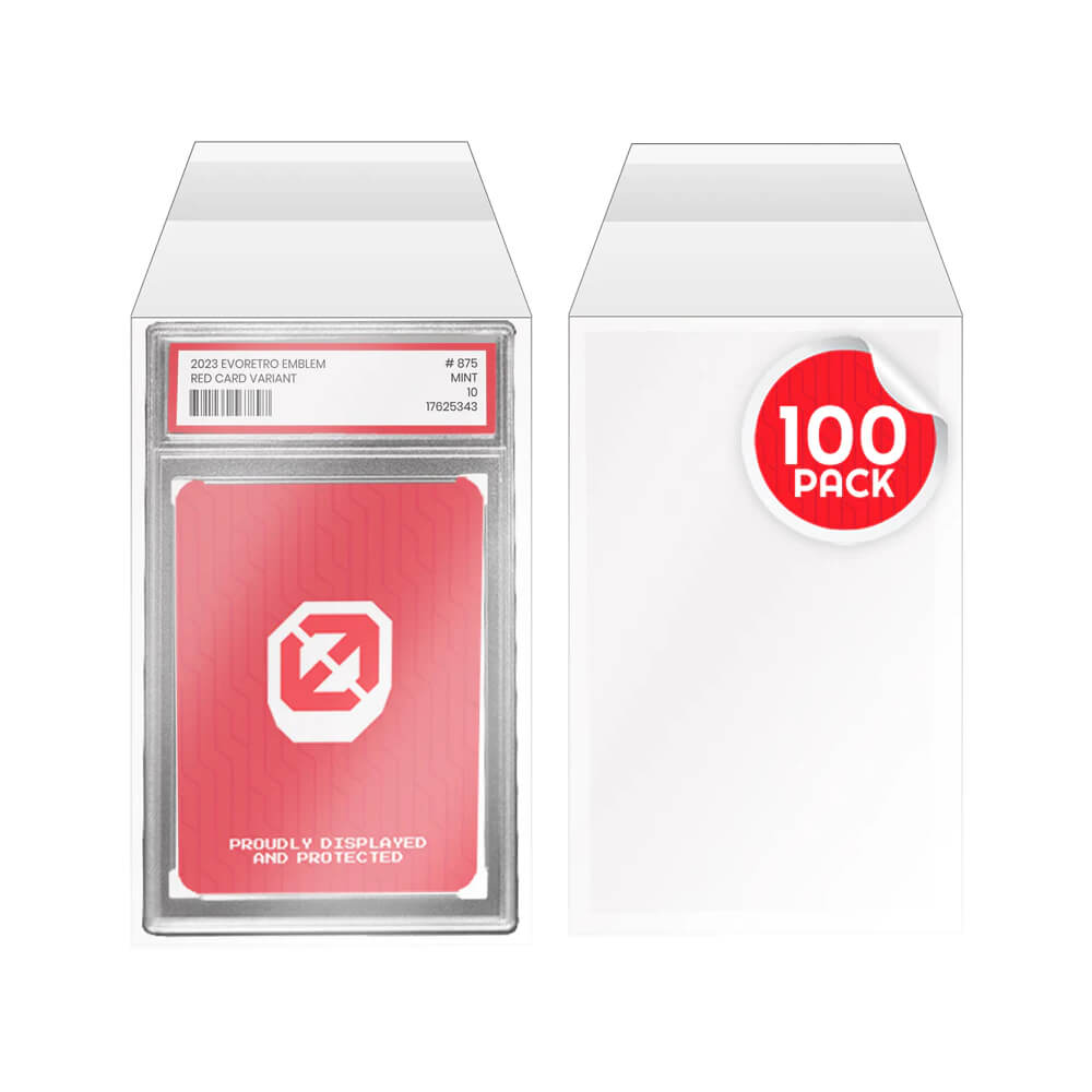 Sleeves EVORETRO pour cartes gradées (paquet de 100)