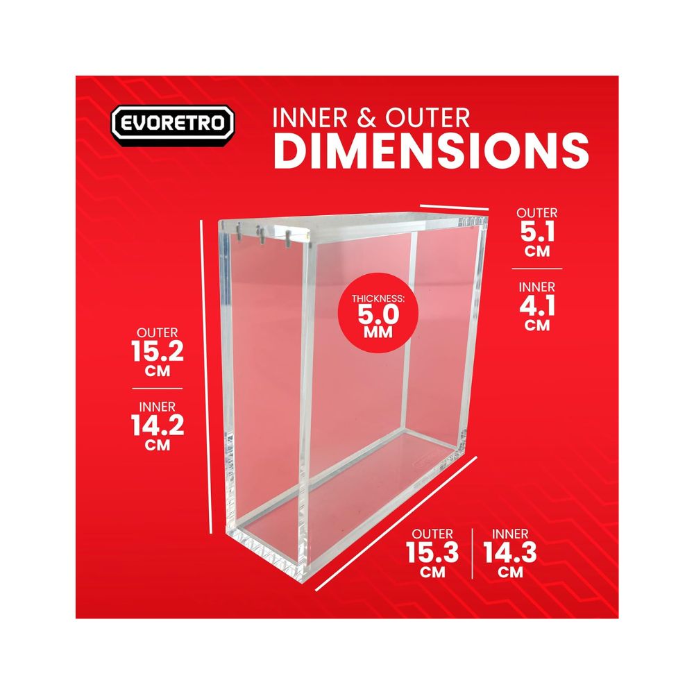 Protecteur Acrylique Transparent - Evoretro - Pour Japanese Booster Box