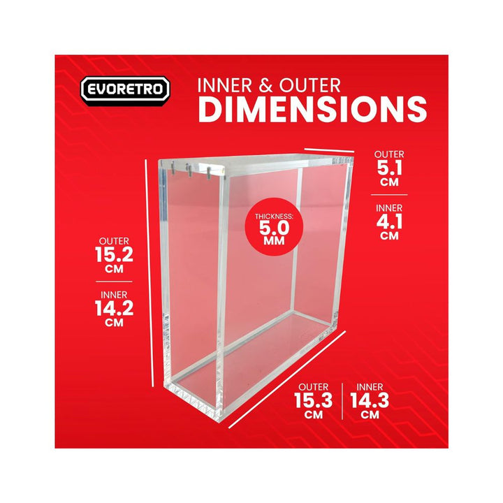 Protecteur Acrylique Transparent - Evoretro - Pour Japanese Booster Box