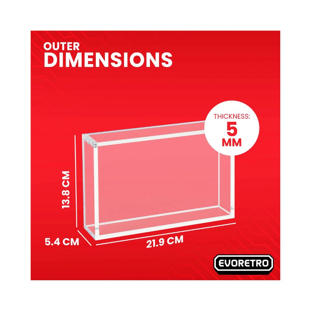 Protecteur Acrylique Transparent - Evoretro - Pour Lorcana Booster Box