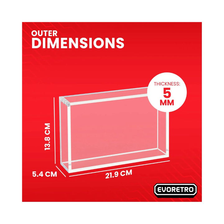 Protecteur Acrylique Transparent - Evoretro - Pour Lorcana Booster Box