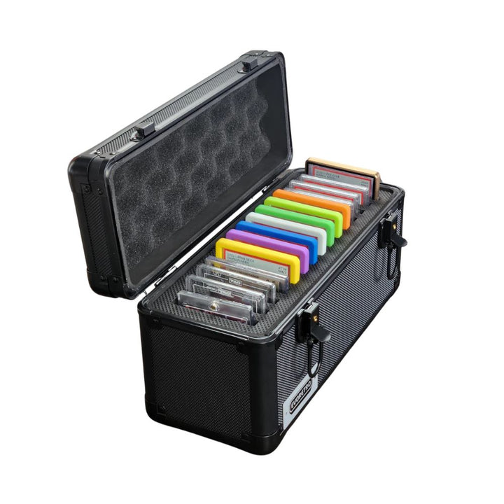 Slab Case Evoretro With 15 Individual Spaces With Handle - Black