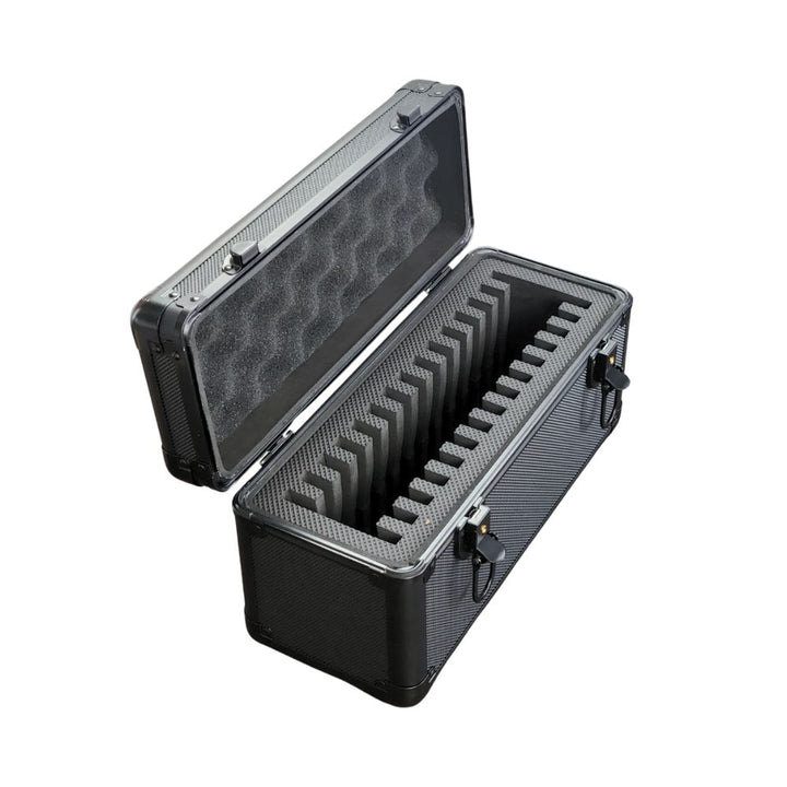 Slab Case Evoretro With 15 Individual Spaces With Handle - Black