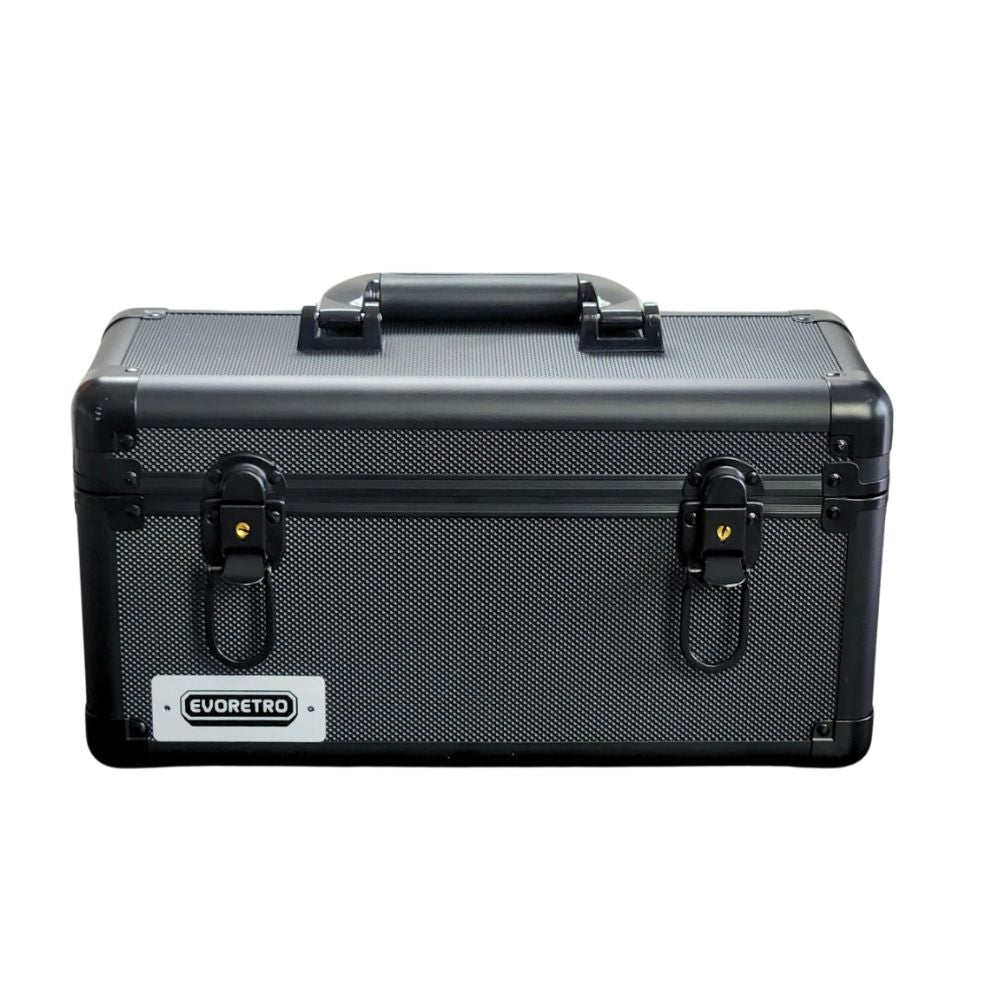 Slab Case Evoretro With 15 Individual Spaces With Handle - Black
