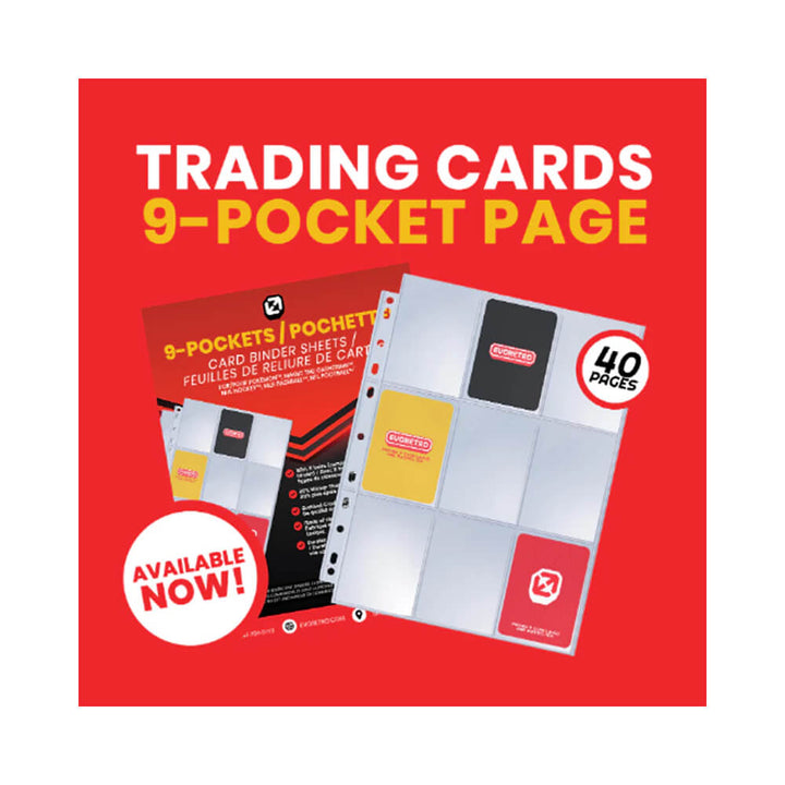 EVORETRO 9-pocket binder for trading cards (40 sheets)