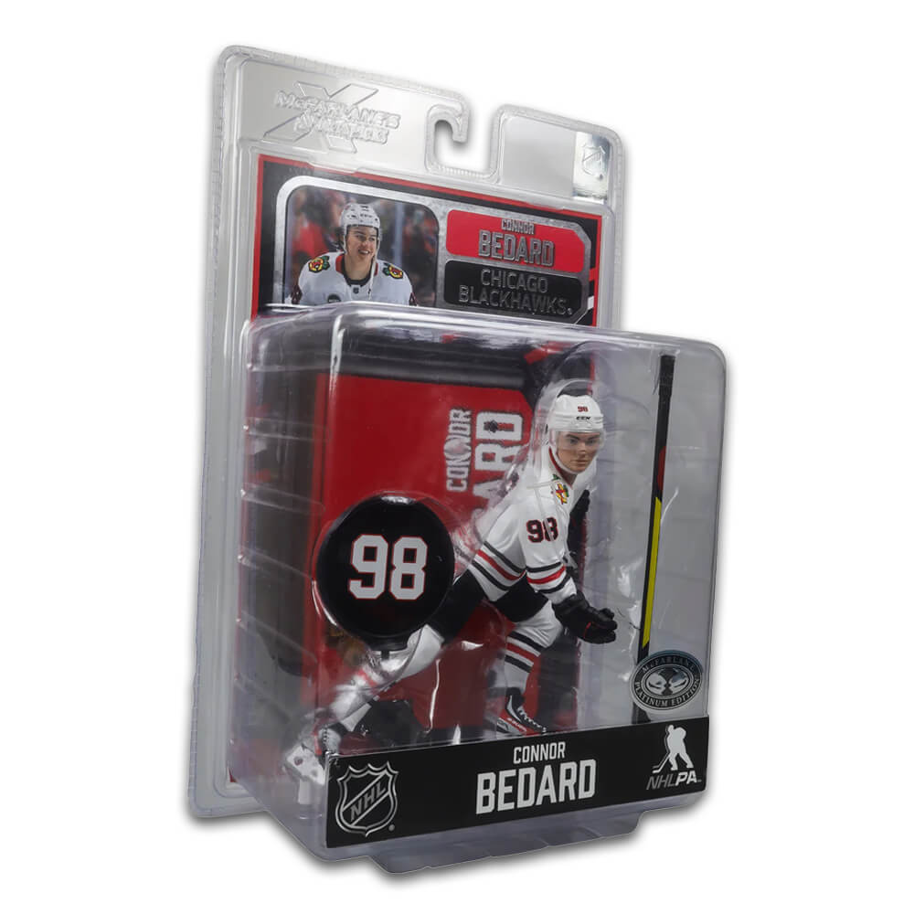 7" NHL Figure - Connor Bedard (Chicago Blackhawks) Platinum Edition