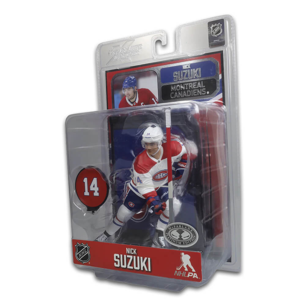 NHL 7" Figure - Nick Suzuki (Montreal Canadiens) Platinum Edition