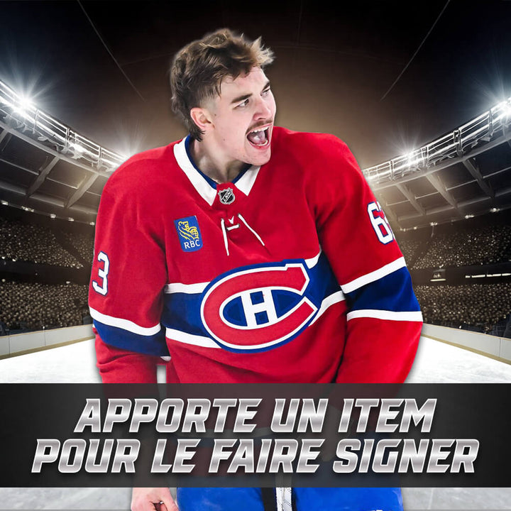 Séance de signature – Florian Xhekaj - Faire autographié un item