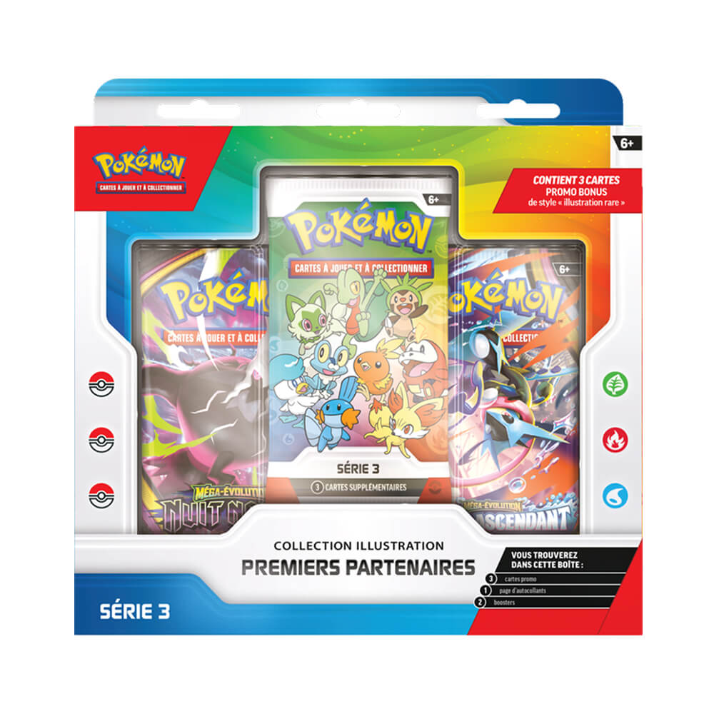 (Français) Pokémon Collection Illustration Premiers Partenaires Série 3