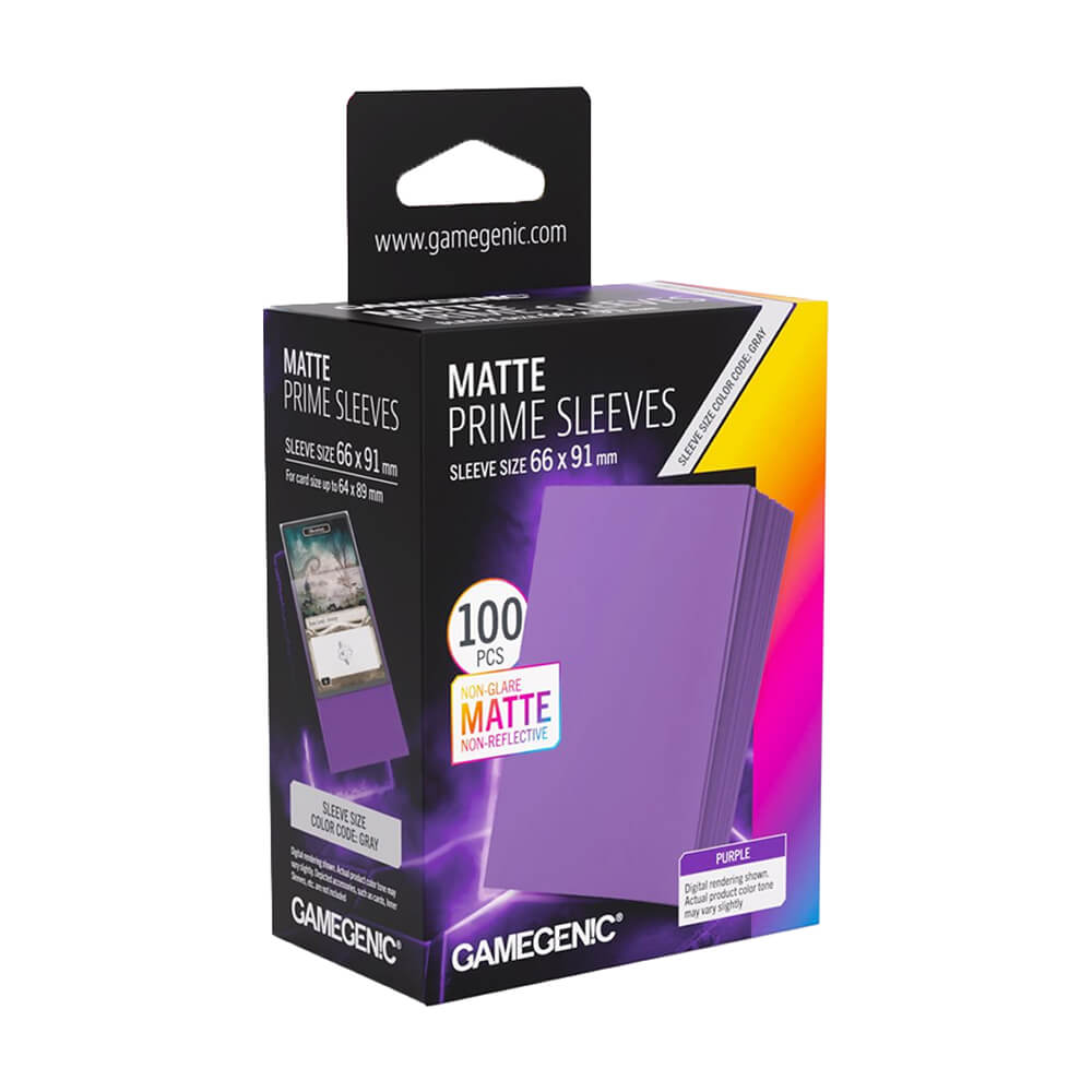 GameGenic - Matte Prime Sleeves - 100ct