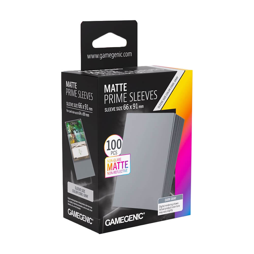GameGenic - Matte Prime Sleeves - 100ct