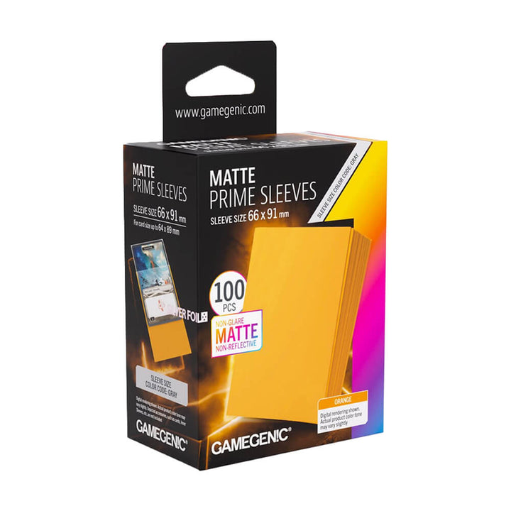 GameGenic - Matte Prime Sleeves - 100ct