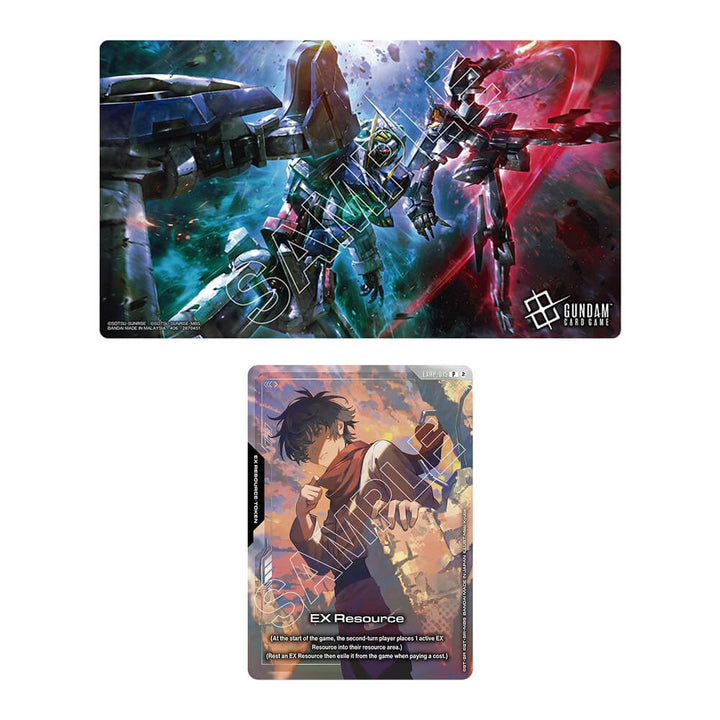 Gundam CG - Official Playmat & Card Set - Mobile Suit Gundam 00