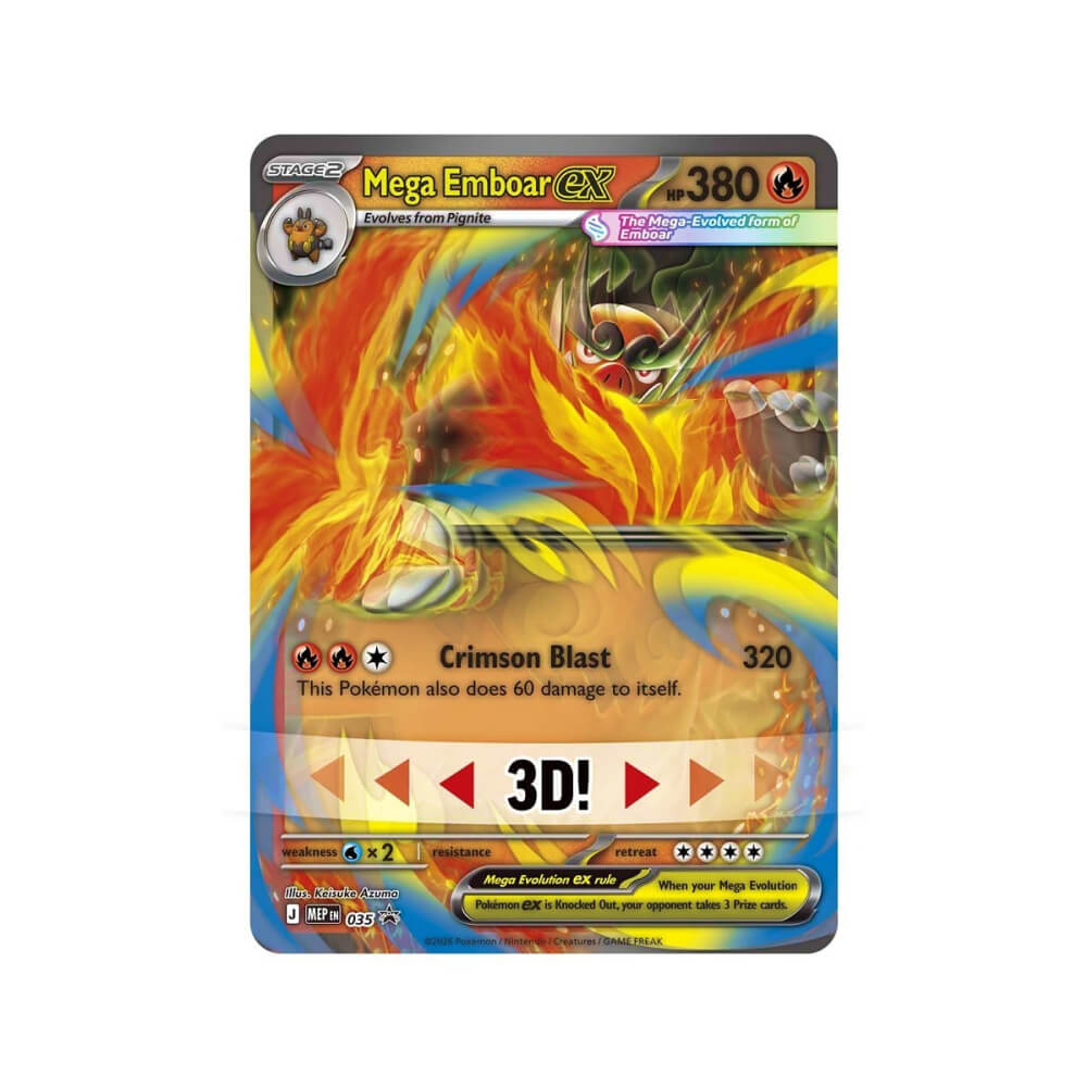 Pokémon - Mega Evolution Ascended Heroes - Mega Emboar Ex Box